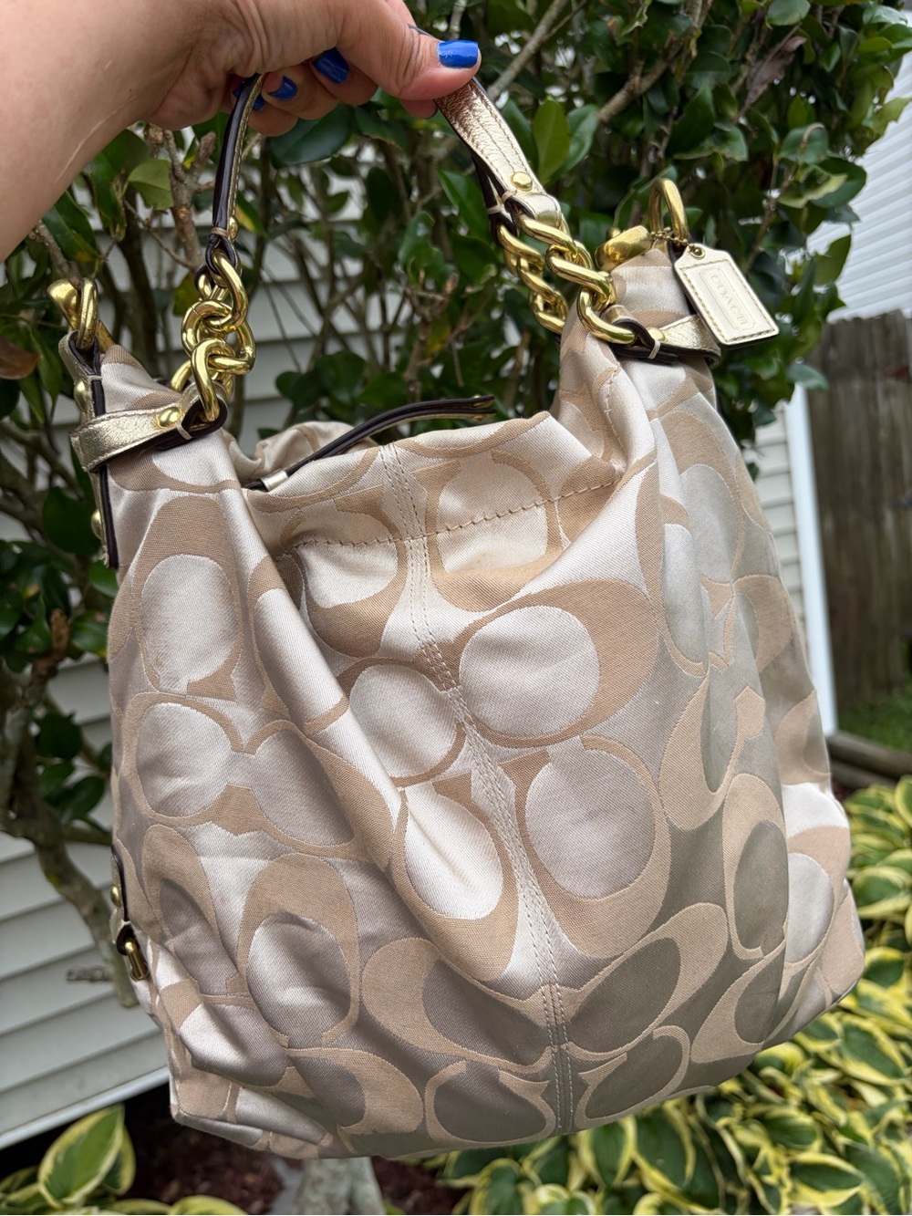 Coach Brooke Hobo F16619 Purse Rare READ